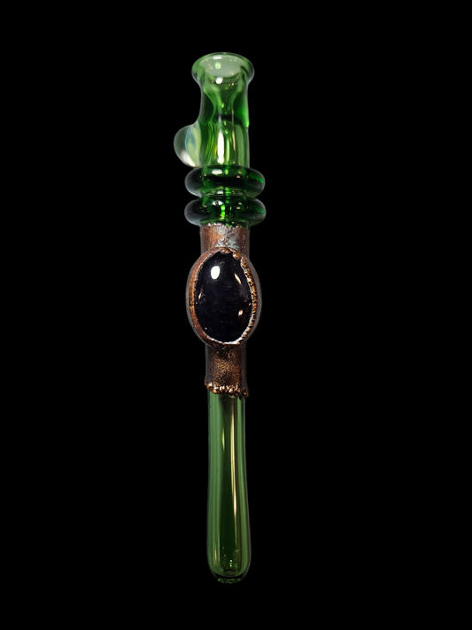 Green Amethyst Chillum